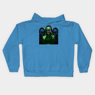 PURPLE MASK Kids Hoodie